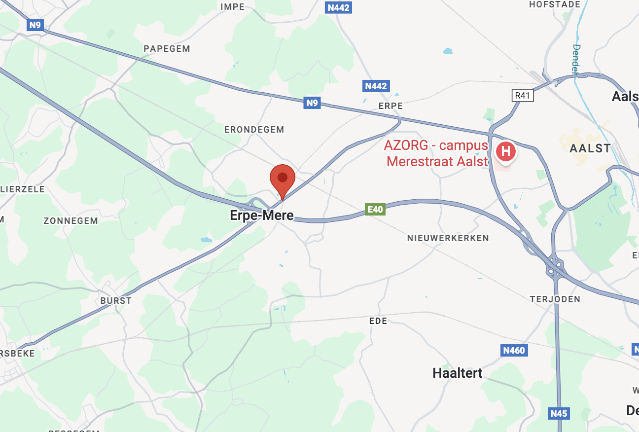 Locatie kantoor Estero Erpe-Mere